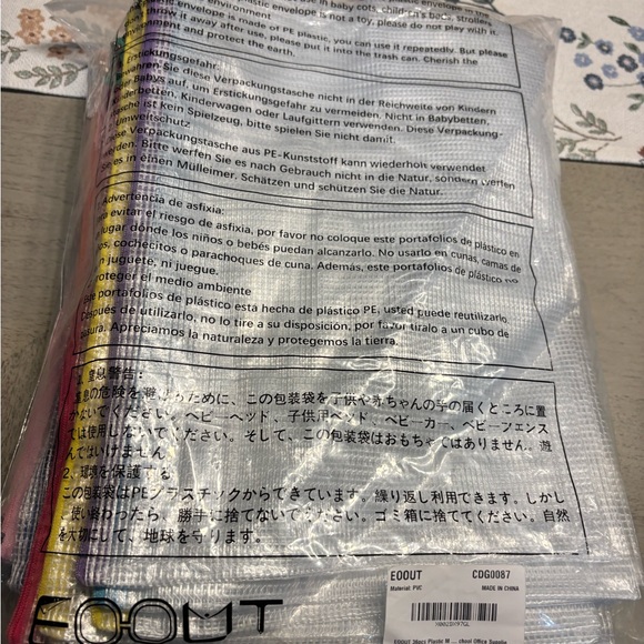 Multi-Color Mesh Zipper Pouch Set - Picture 6 of 13